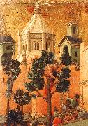 Duccio di Buoninsegna Entry into Jerusalem oil painting artist